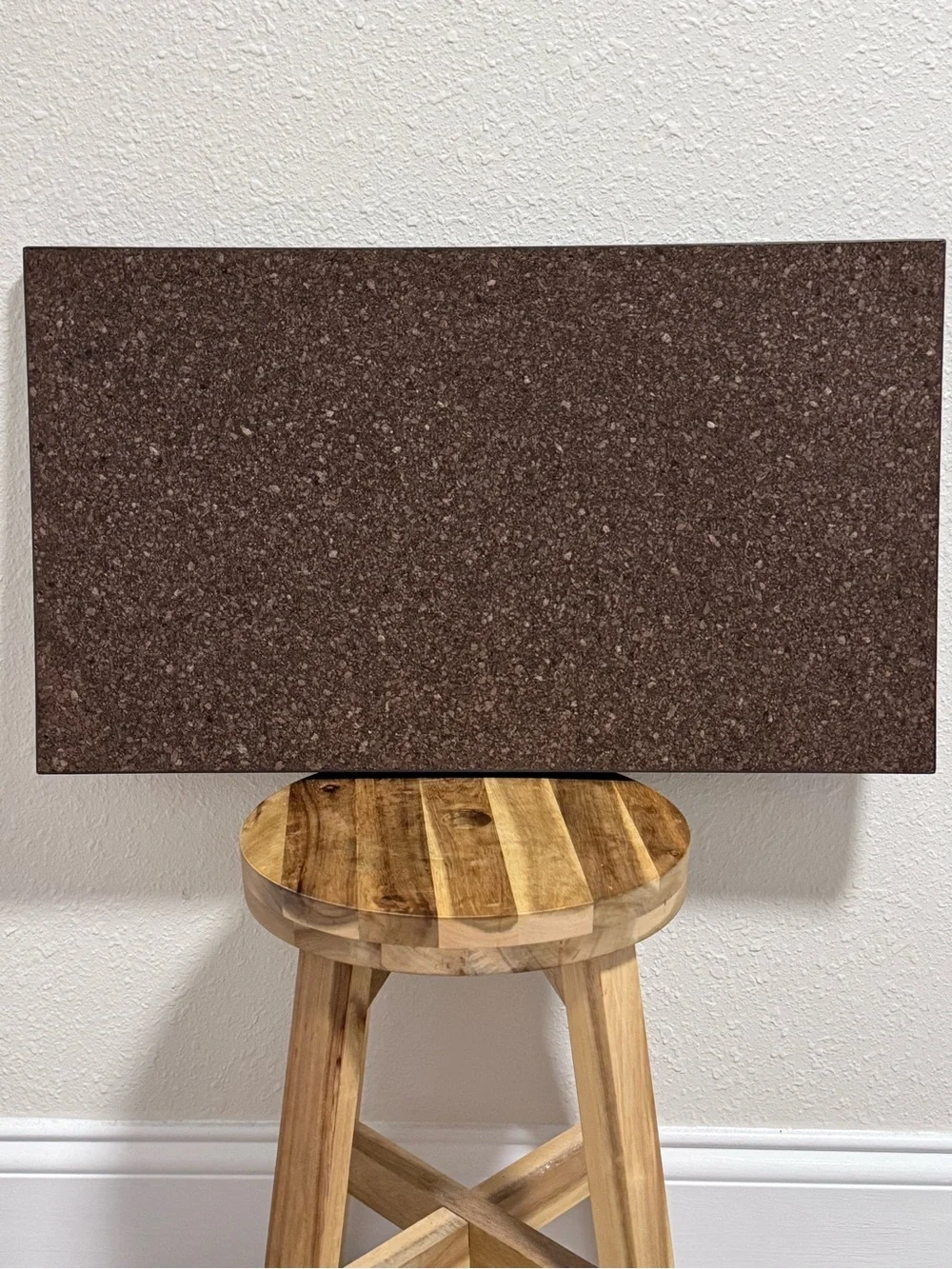IKEA SVENSÅS Cork Memo Board Dark Brown Wall Organization Modern Decor HTF